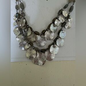 Stella & Dot coin and beads necklace